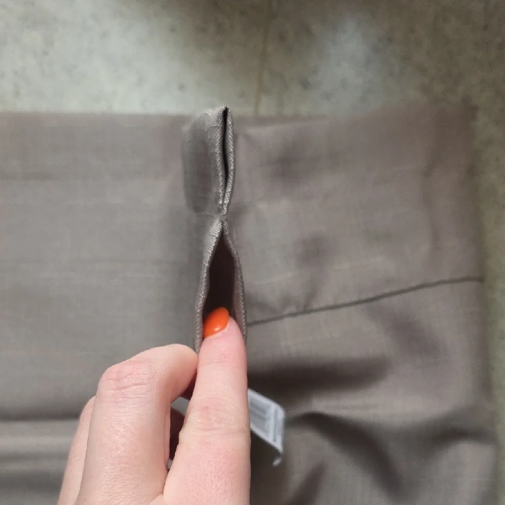 Mainstays Taupe Rod Pocket Valance